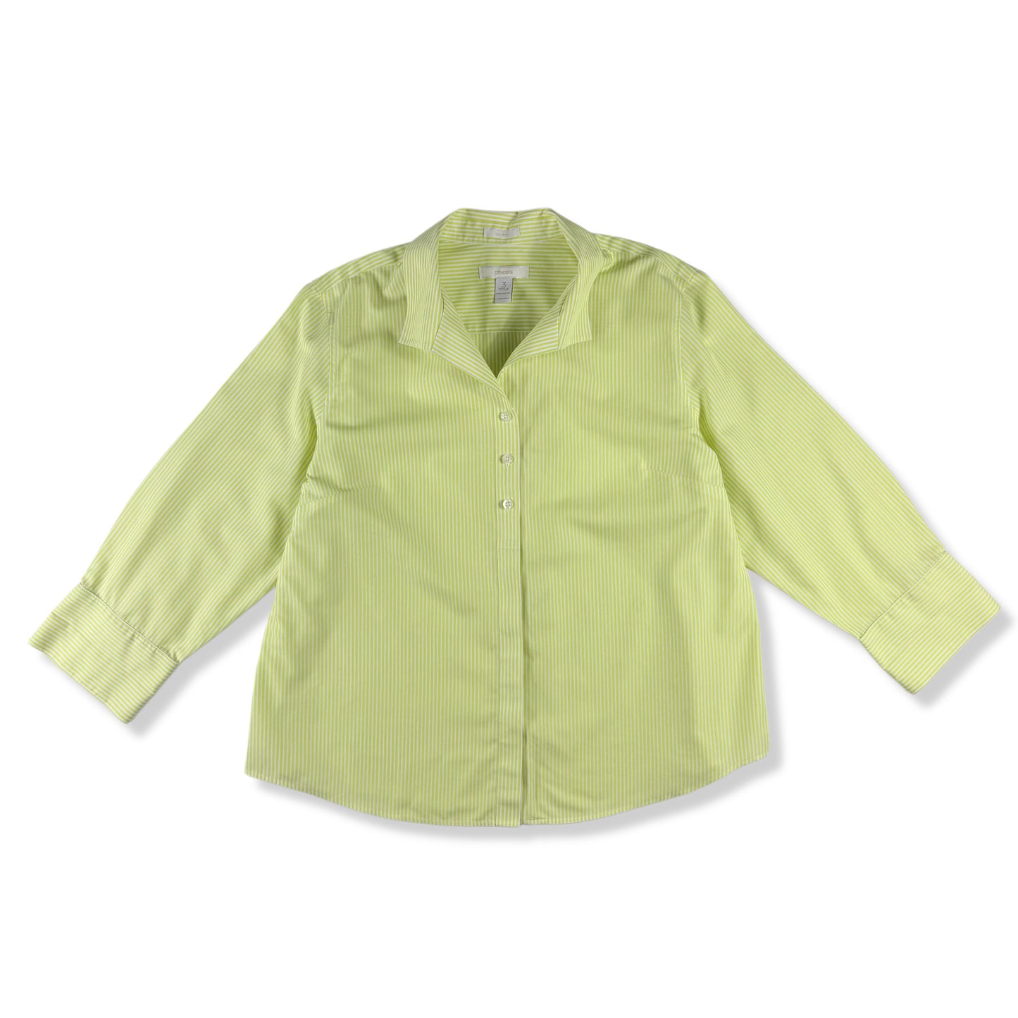 CAMISA LIMA DE RAYAS | CHICO’S | TALLA XL