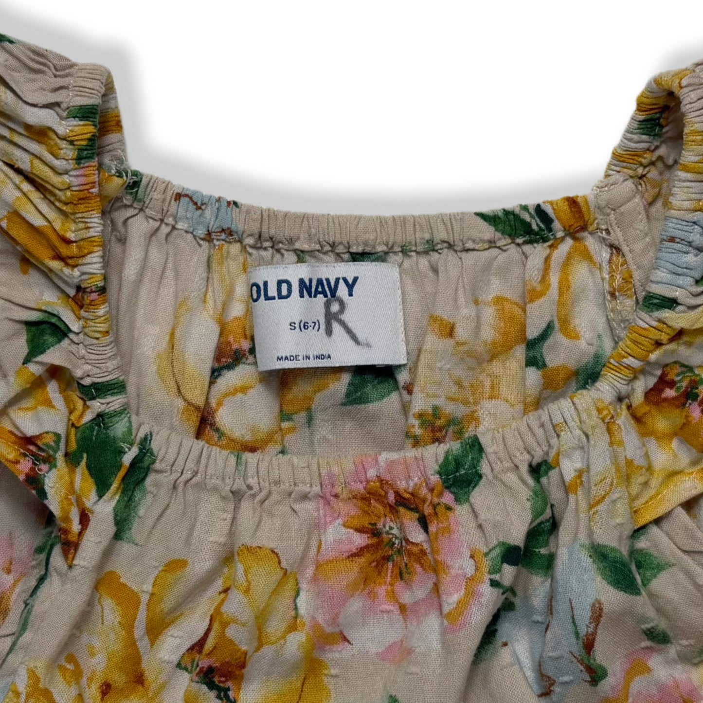 VESTIDO FLORAL PARA NIÑAS | OLD NAVY | TALLA S (6-7)