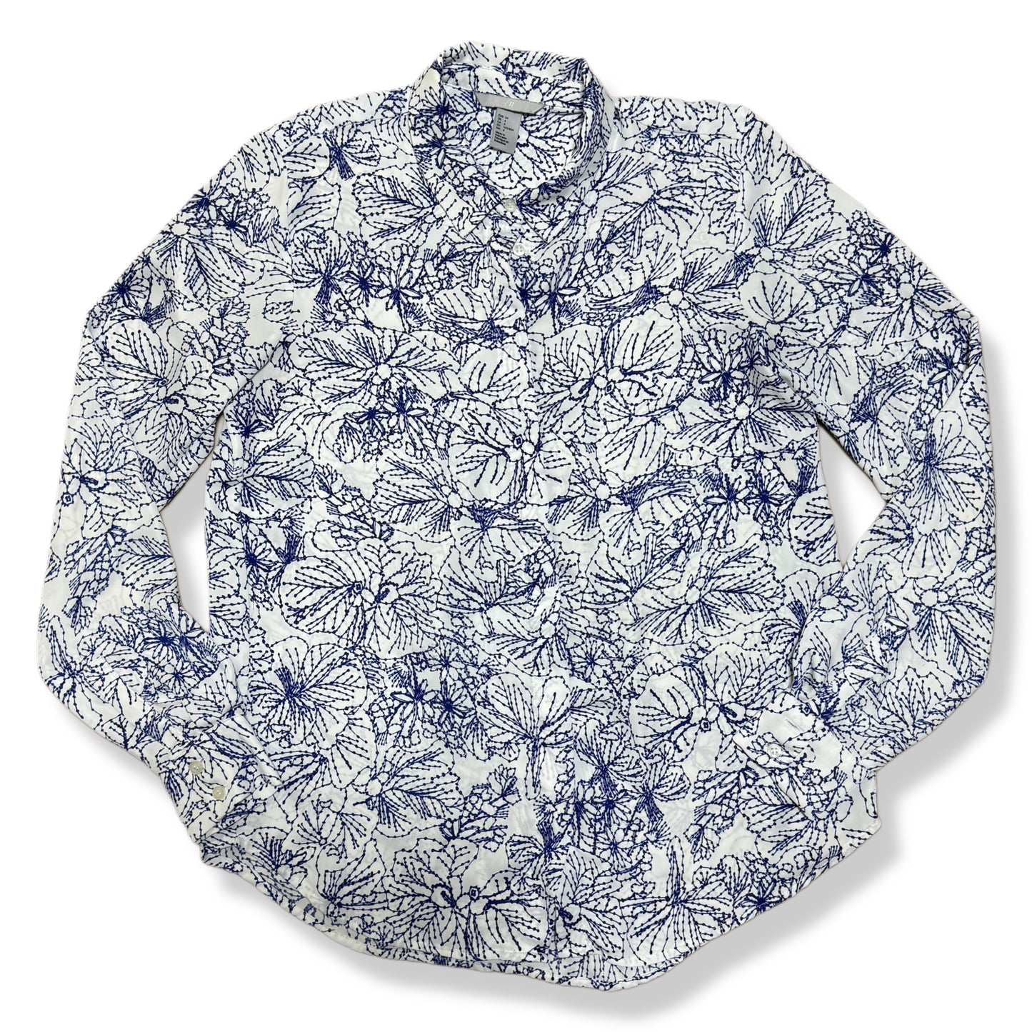 BLUSA CON ESTAMPADO FLORAL | H&M | TALLA 4