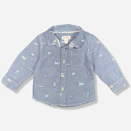 CAMISA DE ANIMALITOS PARA BEBÉ | CAT & JACK | 12M
