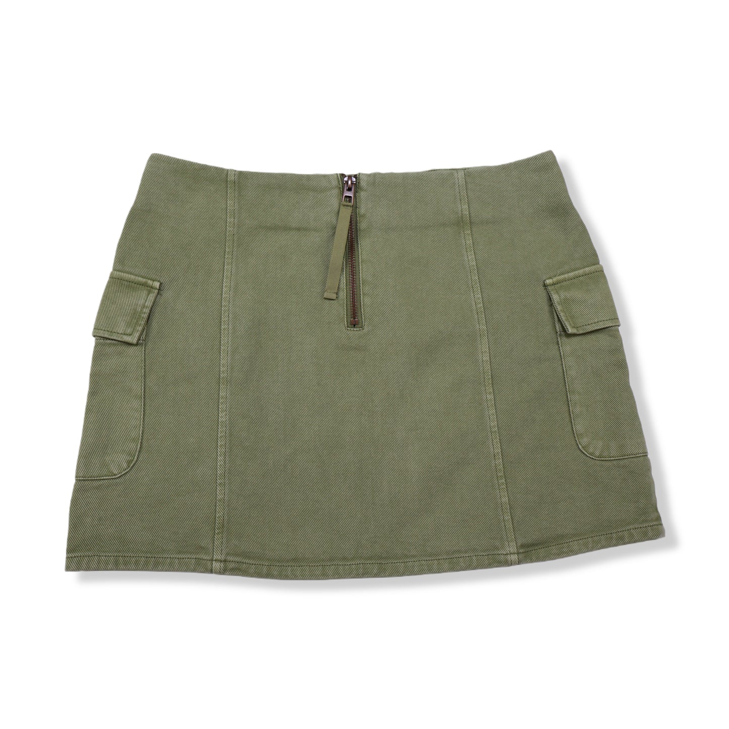 FALDA MINI TIPO CARGO VERDE | MANGO | TALLA S