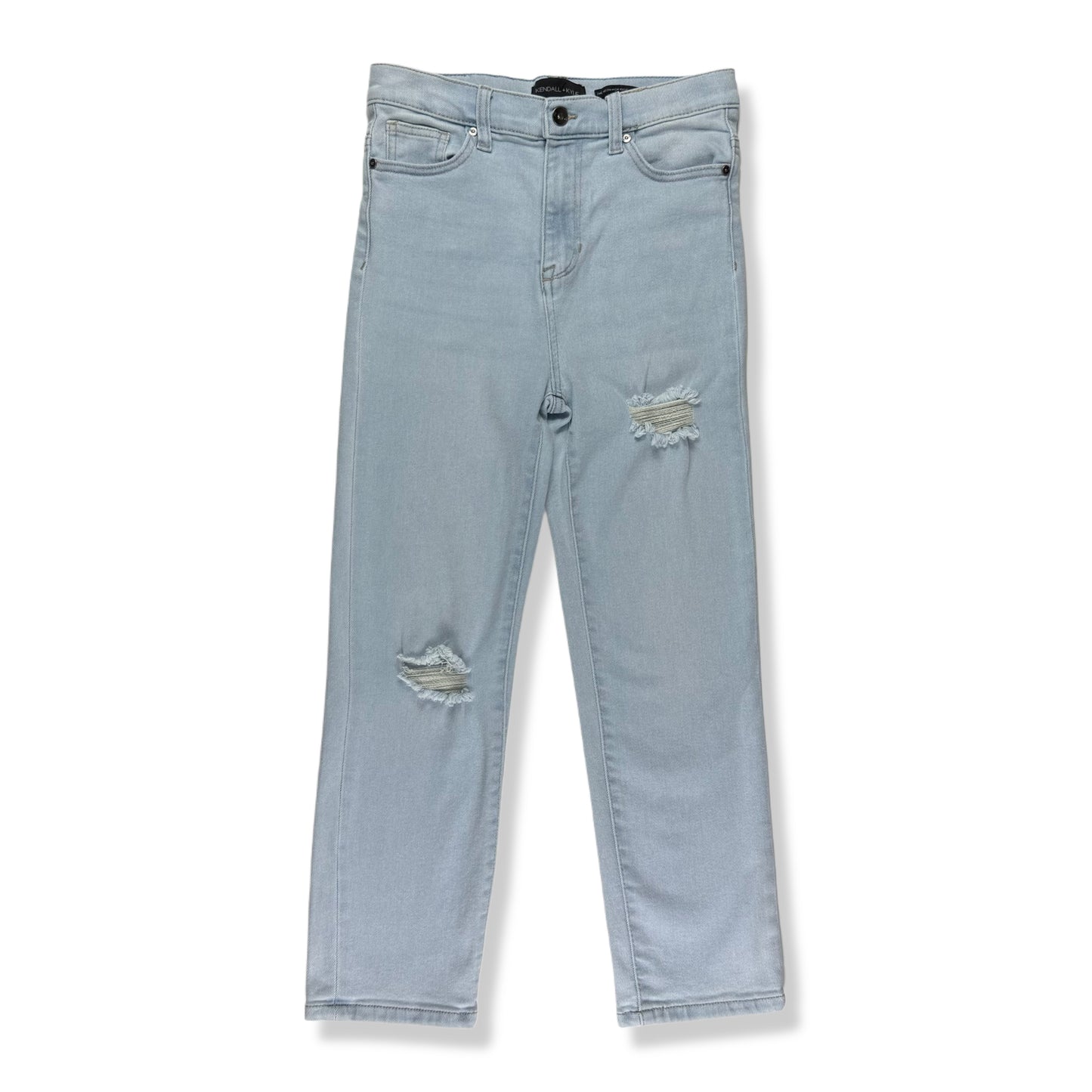 JEANS RECTO TIRO ALTO LAVADO CLARO | KENDALL + KYLIE | TALLA 28