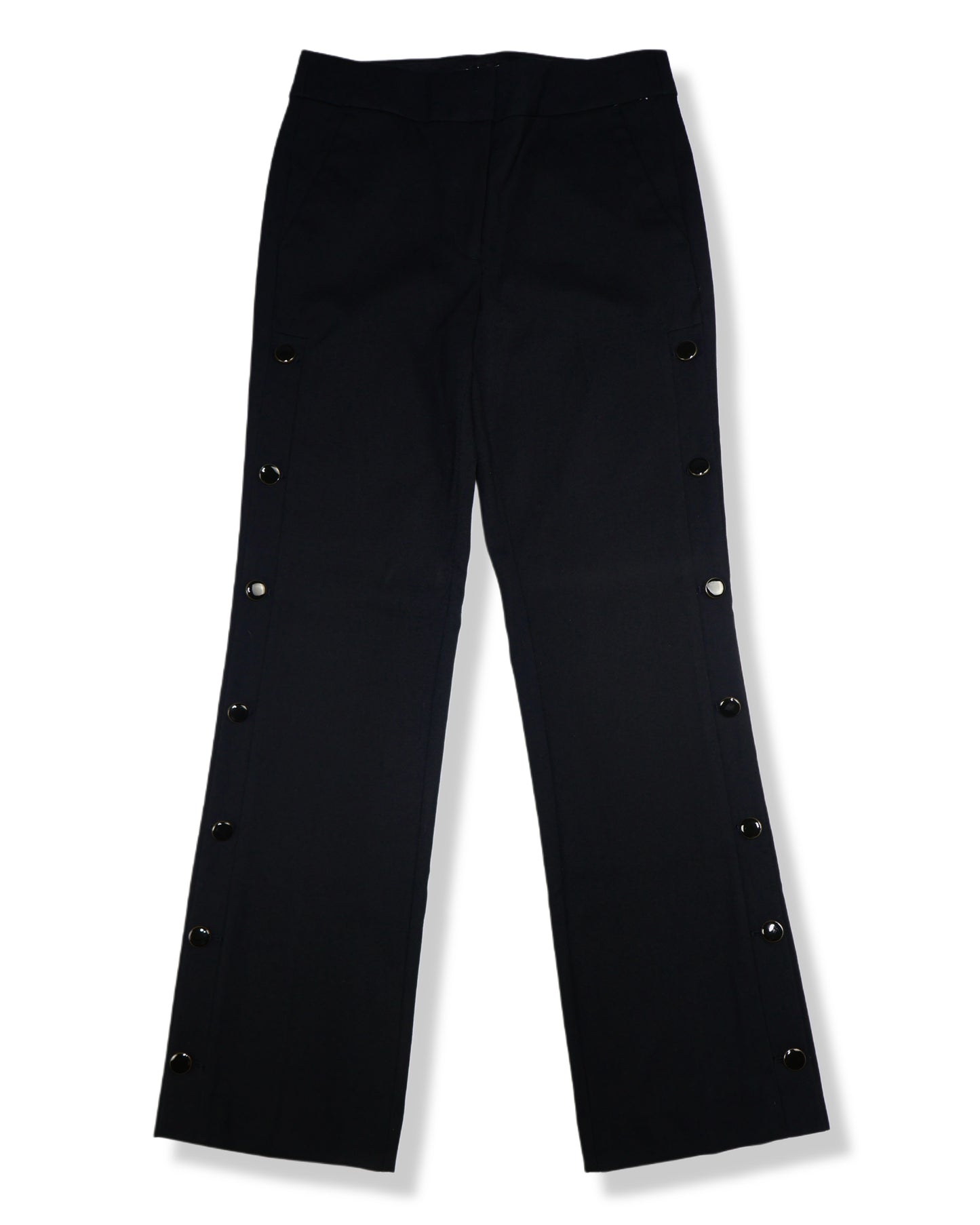 NUEVO CON ETIQUETA | PANTALÓN NEGRO CON BOTONES LATERALES | LOFT | TALLA 4