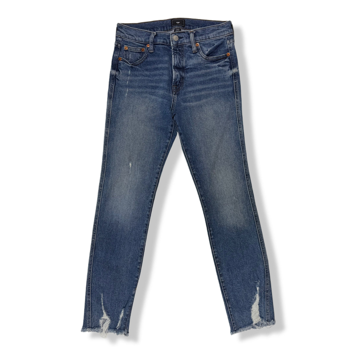 JEANS SKINNY DESGASTADOS PARA MUJER | GAP | TALLA 4 (S)