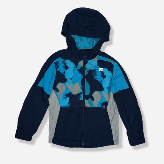 CHAQUETA IMPERMEABLE CON CAPUCHA PARA NIÑO| RUSSELL | M (8)