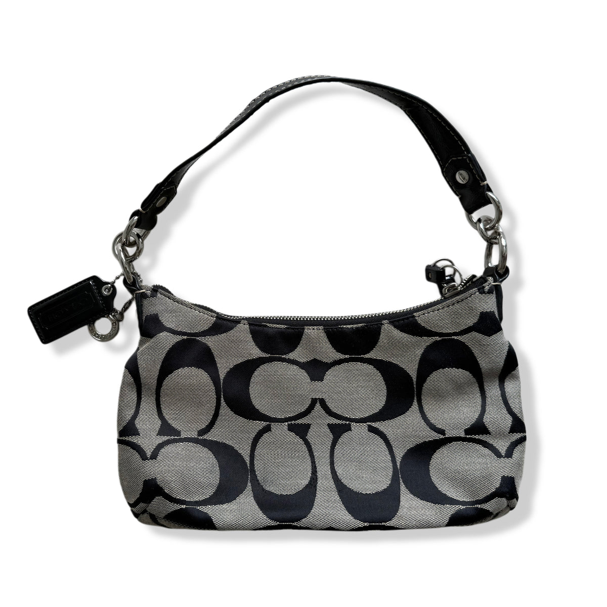 CARTERA VINTAGE SIGNATURE STRIPE DEMI CROSSBODY | COACH