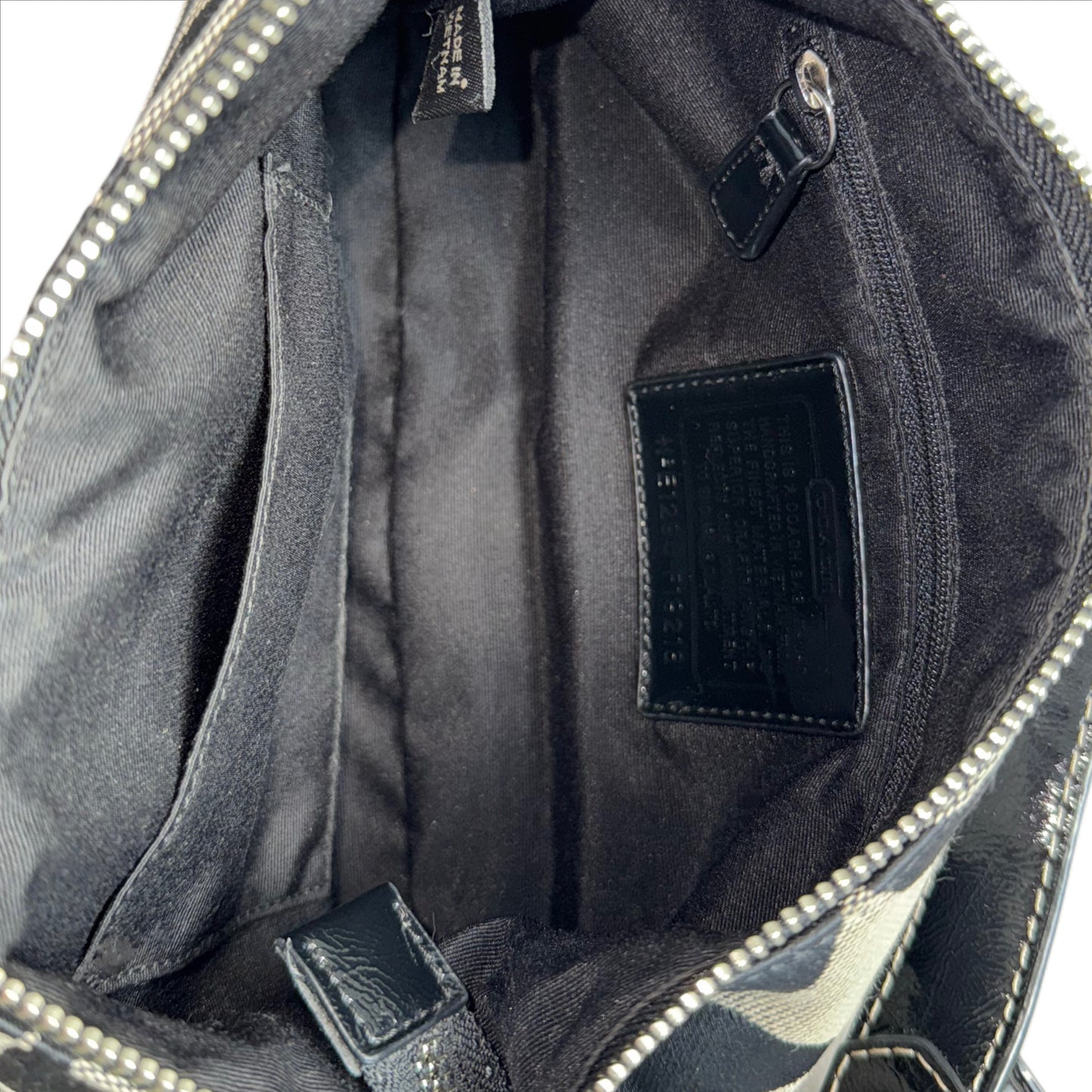 BOLSO VINTAGE SIGNATURE STRIPE DEMI CROSSBODY | COACH