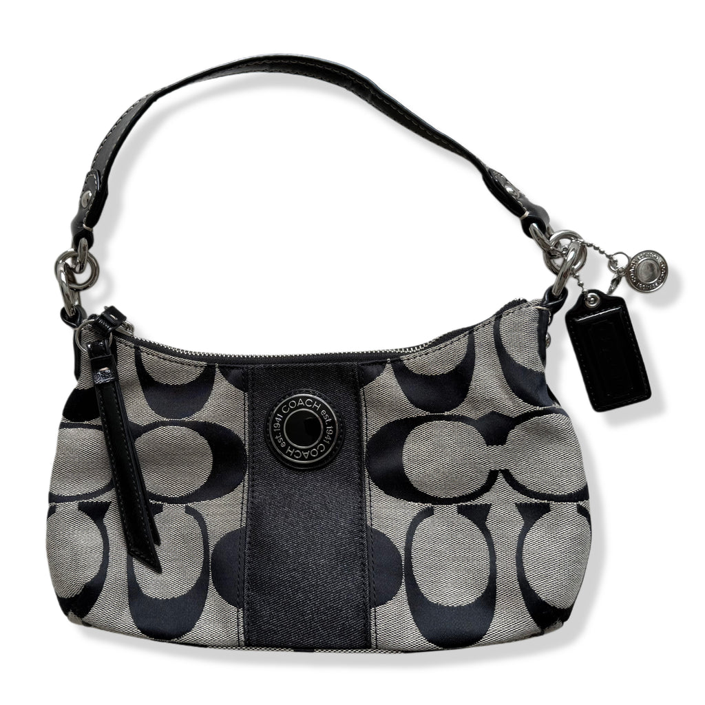 CARTERA VINTAGE SIGNATURE STRIPE DEMI CROSSBODY | COACH