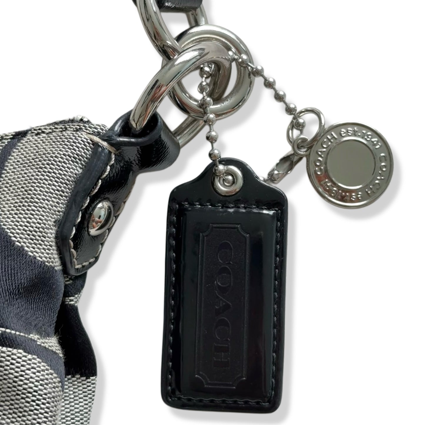 BOLSO VINTAGE SIGNATURE STRIPE DEMI CROSSBODY | COACH