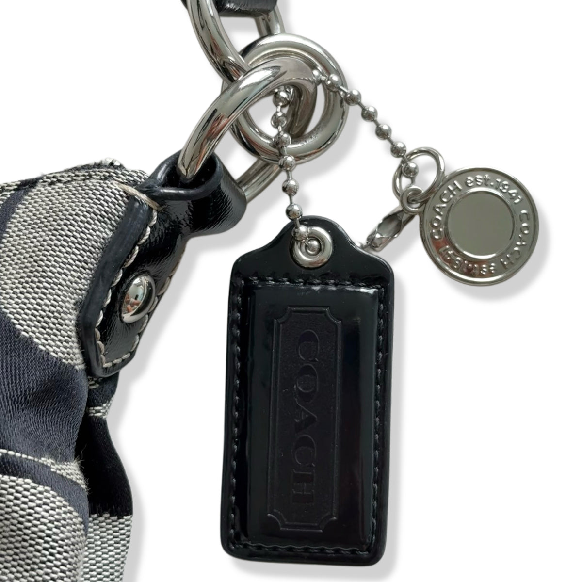 CARTERA VINTAGE SIGNATURE STRIPE DEMI CROSSBODY | COACH