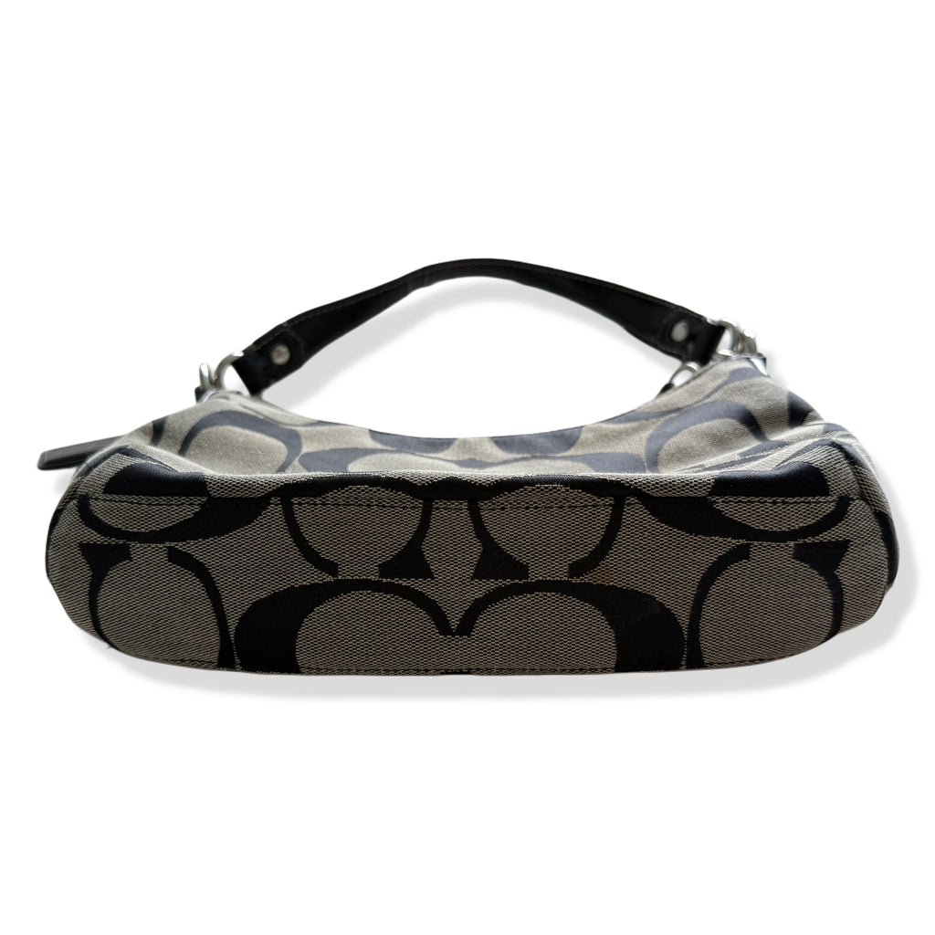 CARTERA VINTAGE SIGNATURE STRIPE DEMI CROSSBODY | COACH