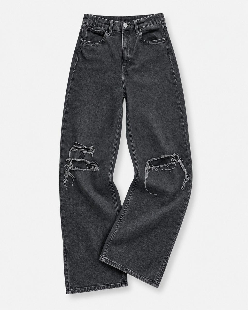 JEANS WIDE LEG GRIS PARA NIÑA | H&M | TALLA 14
