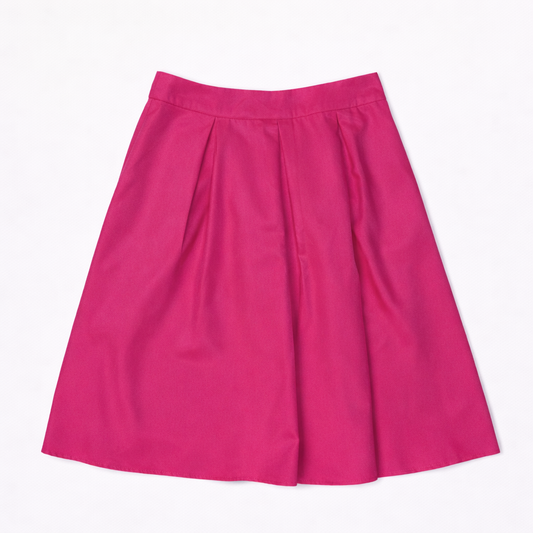 FALDA MIDI FUCSIA | YIGE | TALLA 6
