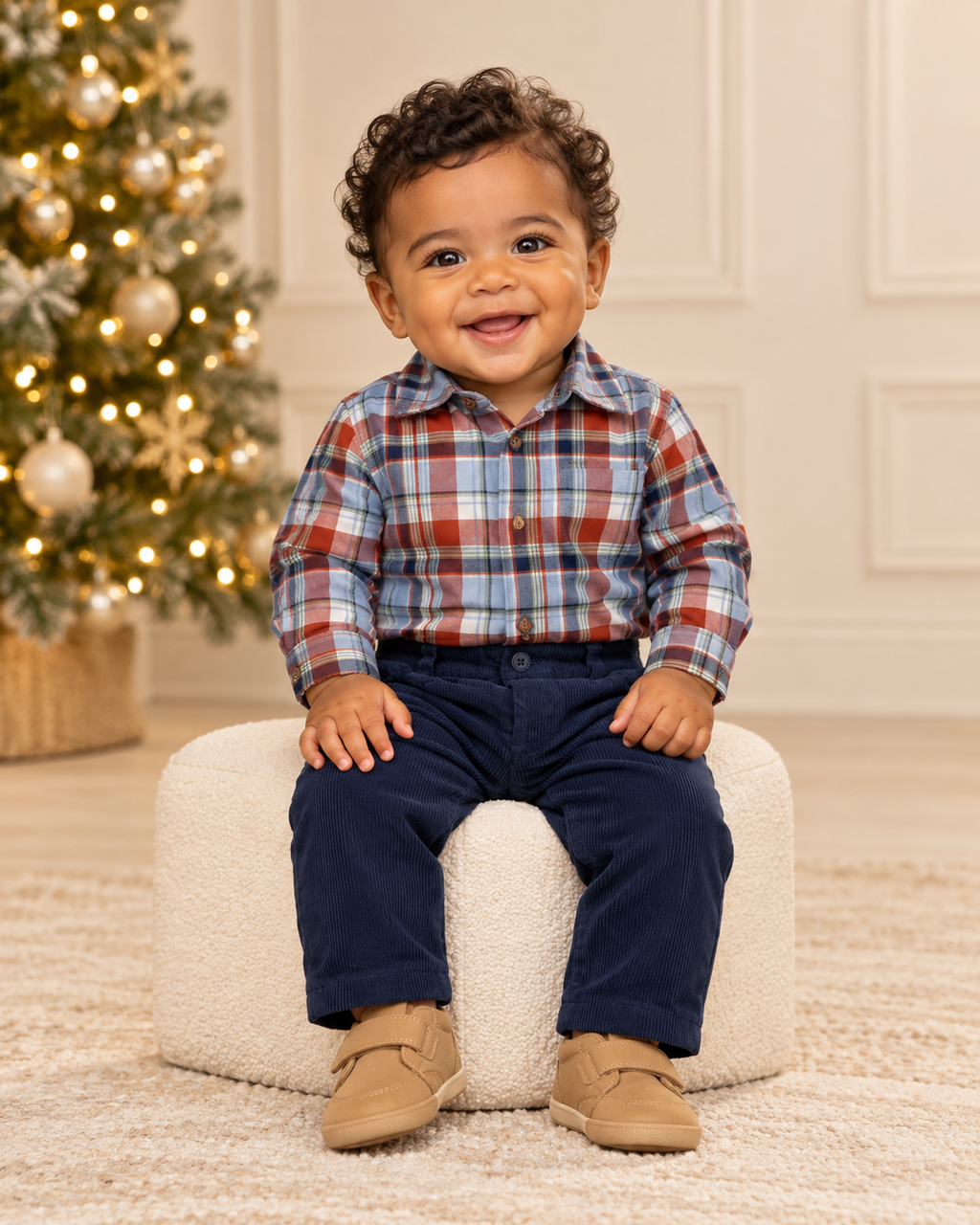 NEW | CONJUNTO DE CAMISA Y PANTALÓN PARA BEBÉ | CARTER'S | TALLA 9 MESES