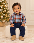 NEW | CONJUNTO DE CAMISA Y PANTALÓN PARA BEBÉ | CARTER'S | TALLA 9 MESES