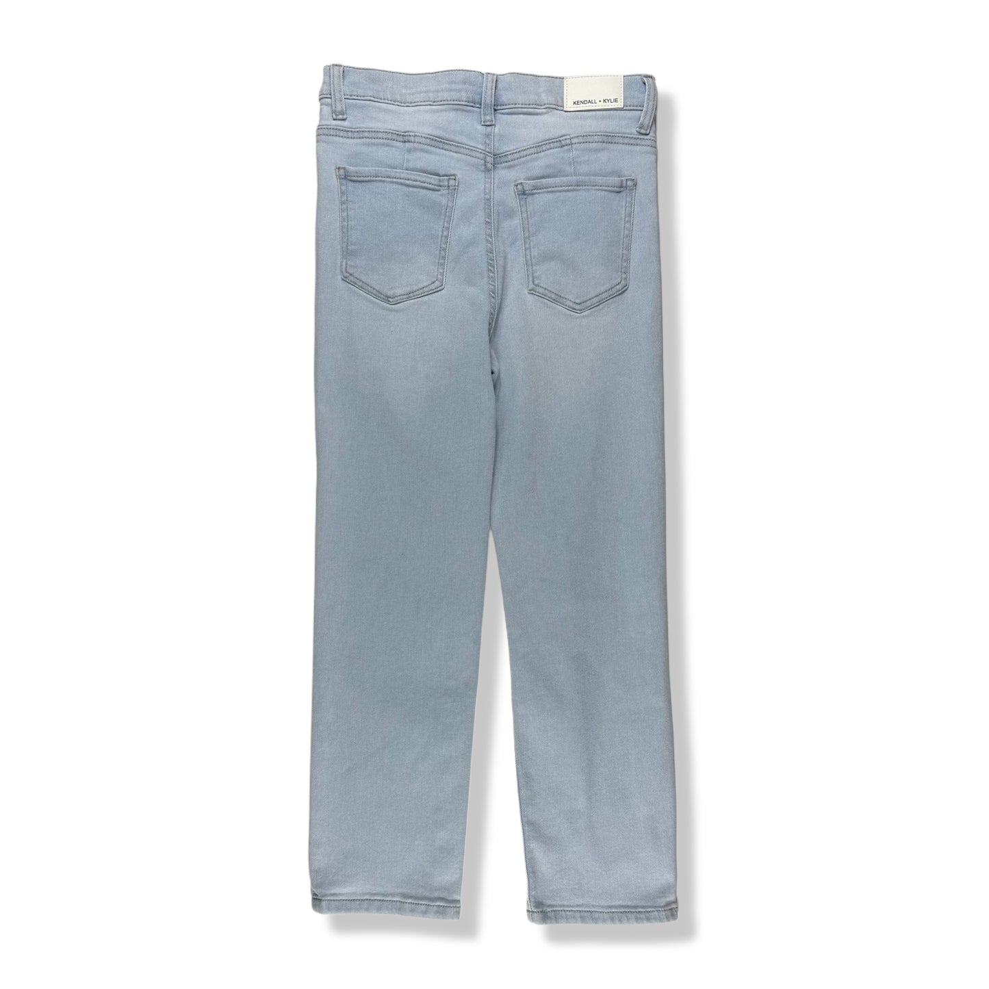 JEANS RECTO TIRO ALTO LAVADO CLARO | KENDALL + KYLIE | TALLA 28