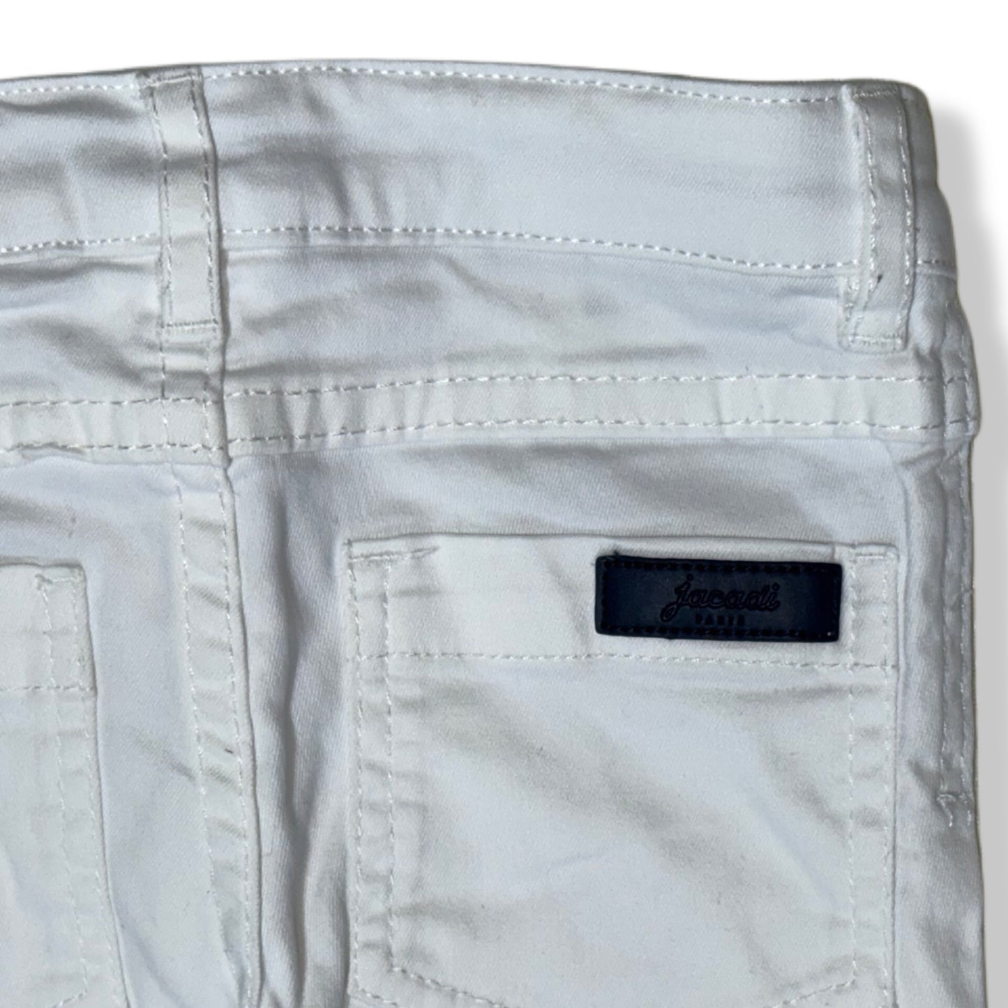 PANTALÓN BLANCO PARA BEBÉS | JACADI PARIS | TALLA 12M (74CM)