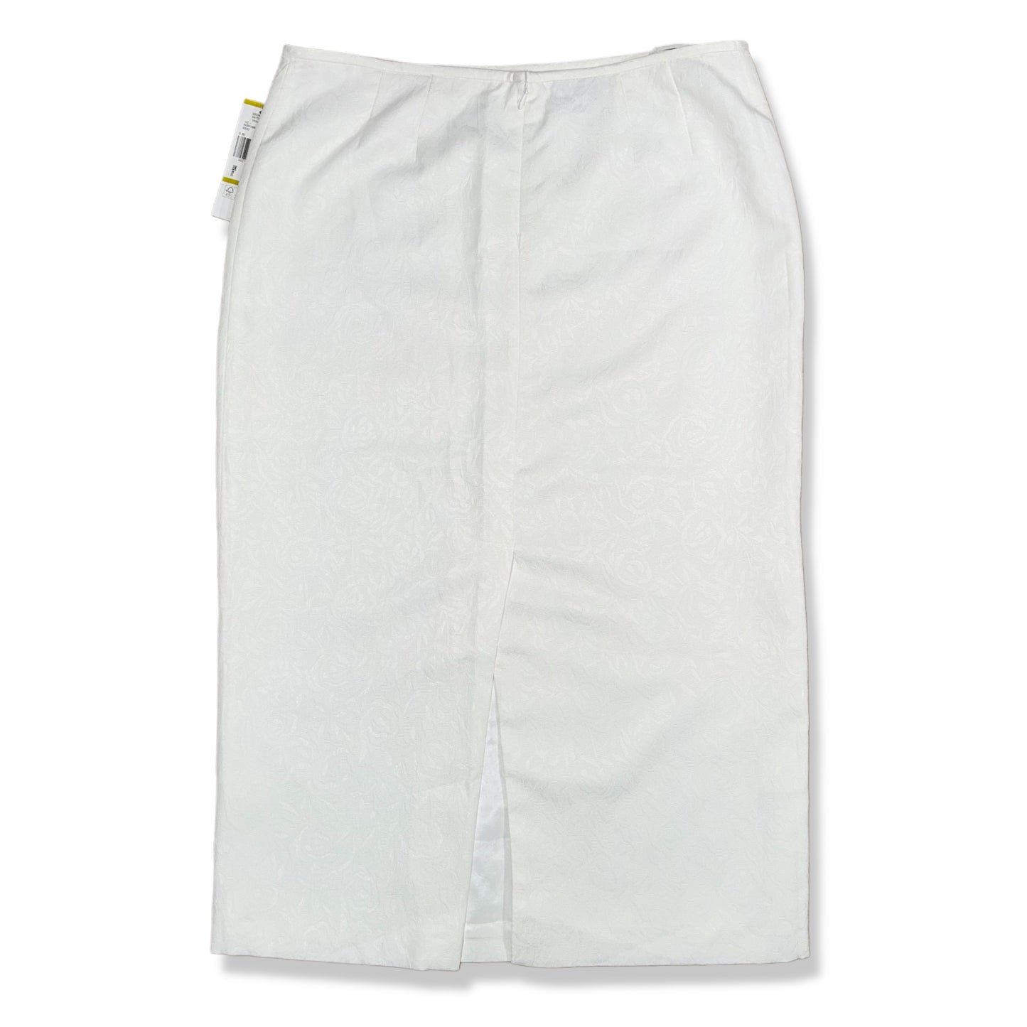 NUEVA CON ETIQUETA | FALDA LÁPIZ BLANCA TEXTURIZADA | LE SUIT | TALLA 14