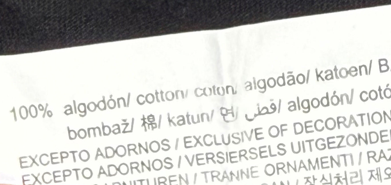 CAMISETA NEGRA MANGA CORTA | PULL&BEAR | TALLA S