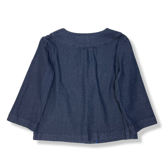 CHAQUETA JEAN AZUL OSCURO MANGA TRES CUARTOS | MERONA | TALLA XXL