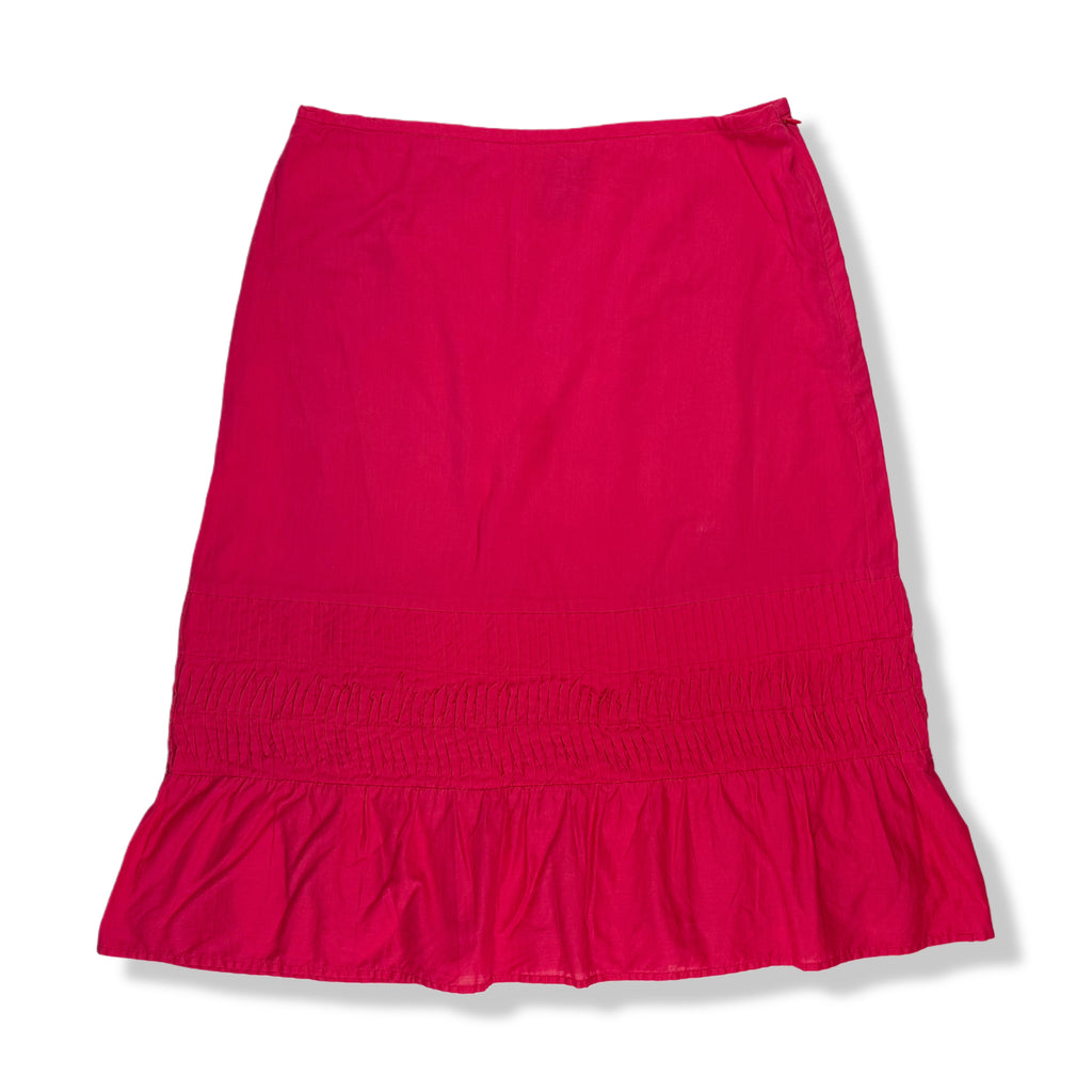 FALDA MIDI CON VOLANTES | APOSTROPHE | TALLA 10
