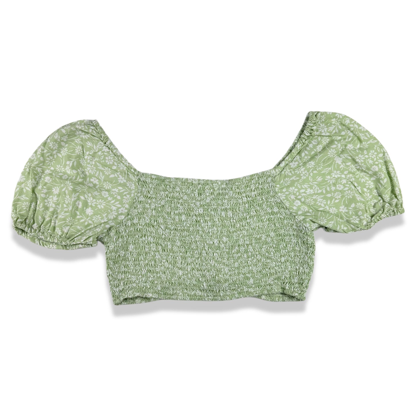 CROP TOP CON MANGAS ABULLONADAS | JAPNA | TALLA S