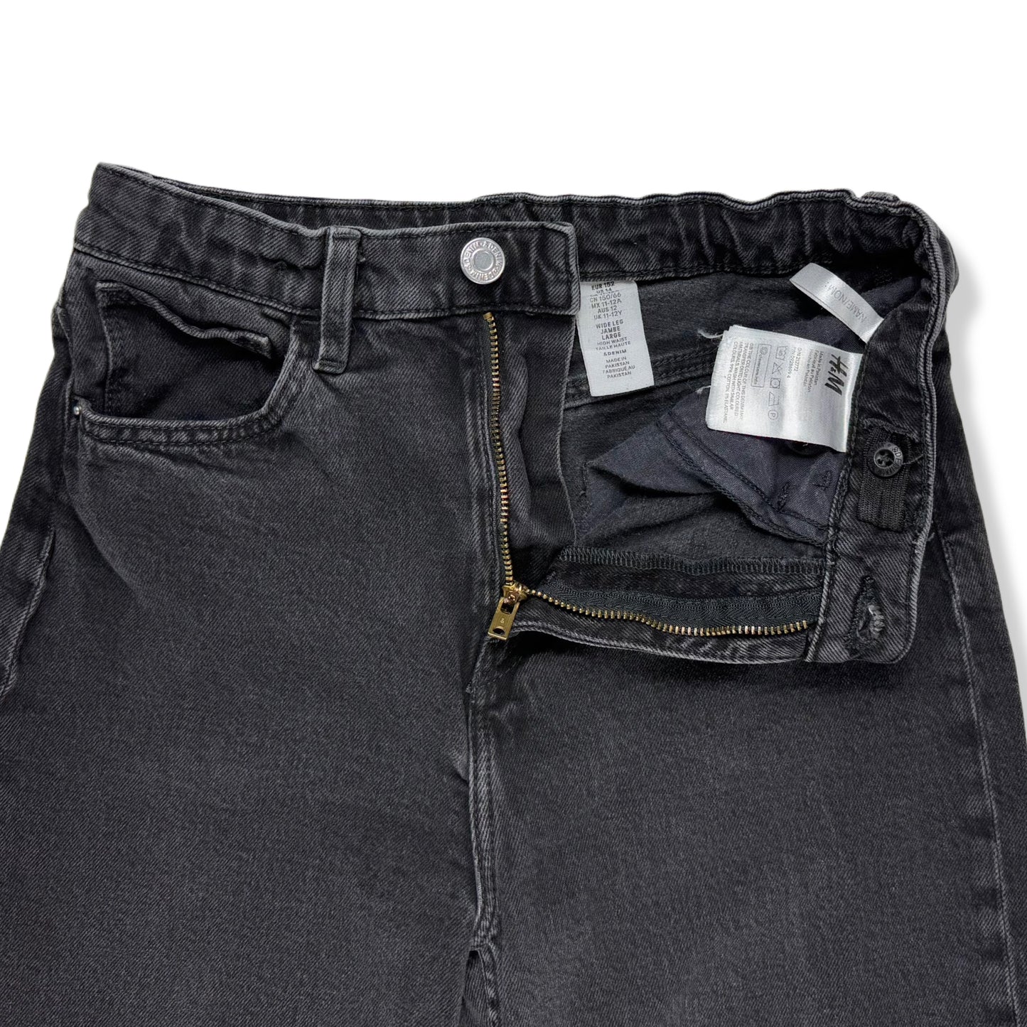 JEANS WIDE LEG PARA NIÑAS | H&M | TALLA US 14
