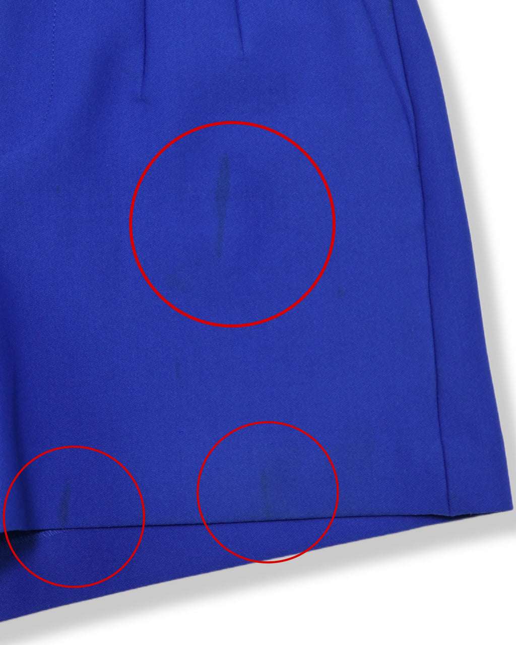 SHORT ESTRUCTURADO AZUL DE TIRO ALTO | ZARA | TALLA XS