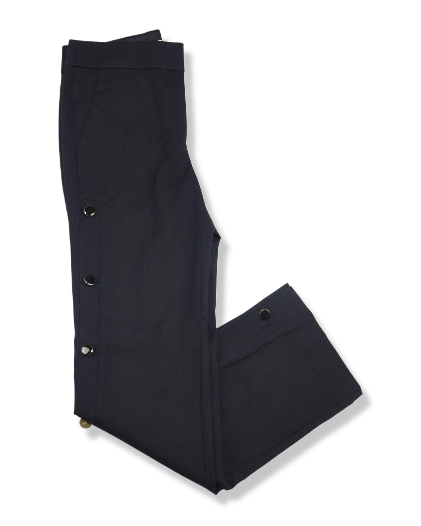 NUEVO CON ETIQUETA | PANTALÓN NEGRO CON BOTONES LATERALES | LOFT | TALLA 4
