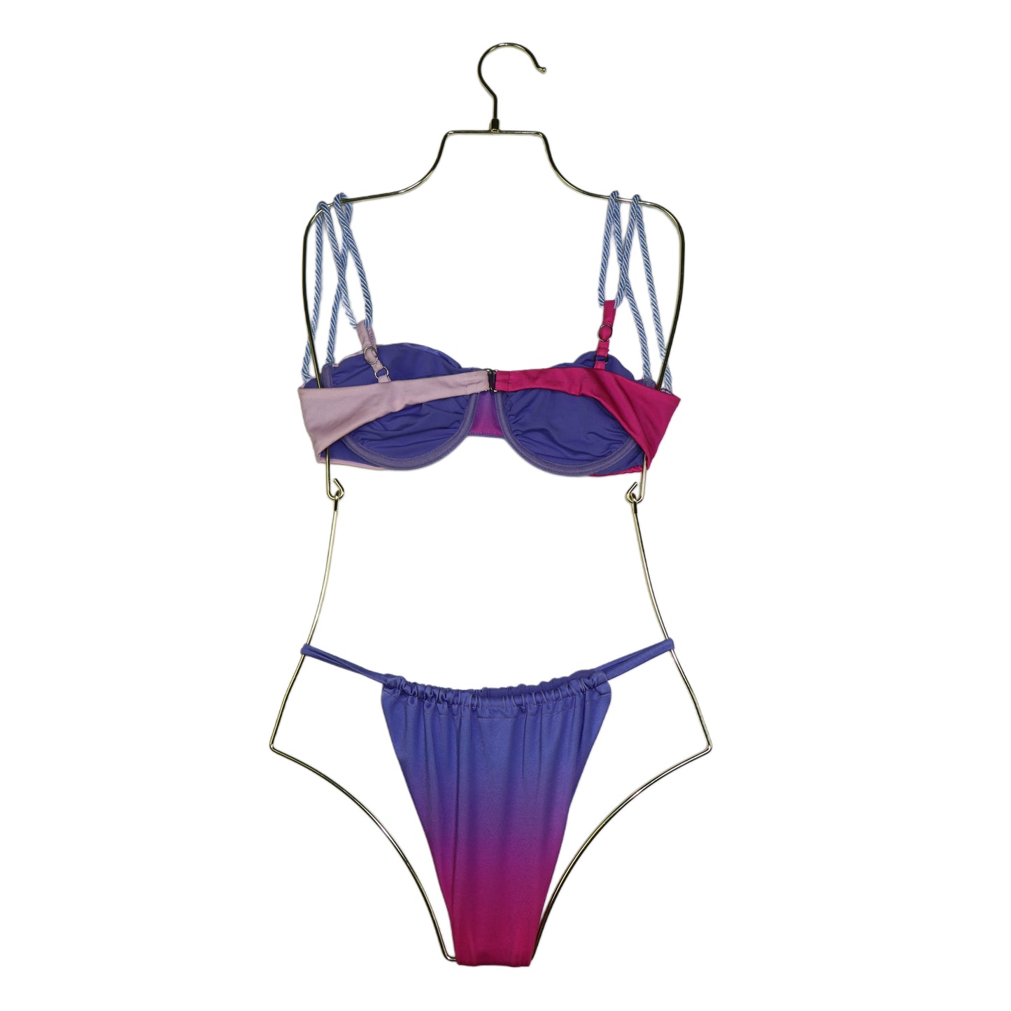 BIKINI DEGRADADO AMARANTA CON VARILLA Y TIRANTES | BAOBAB | TALLA S/M