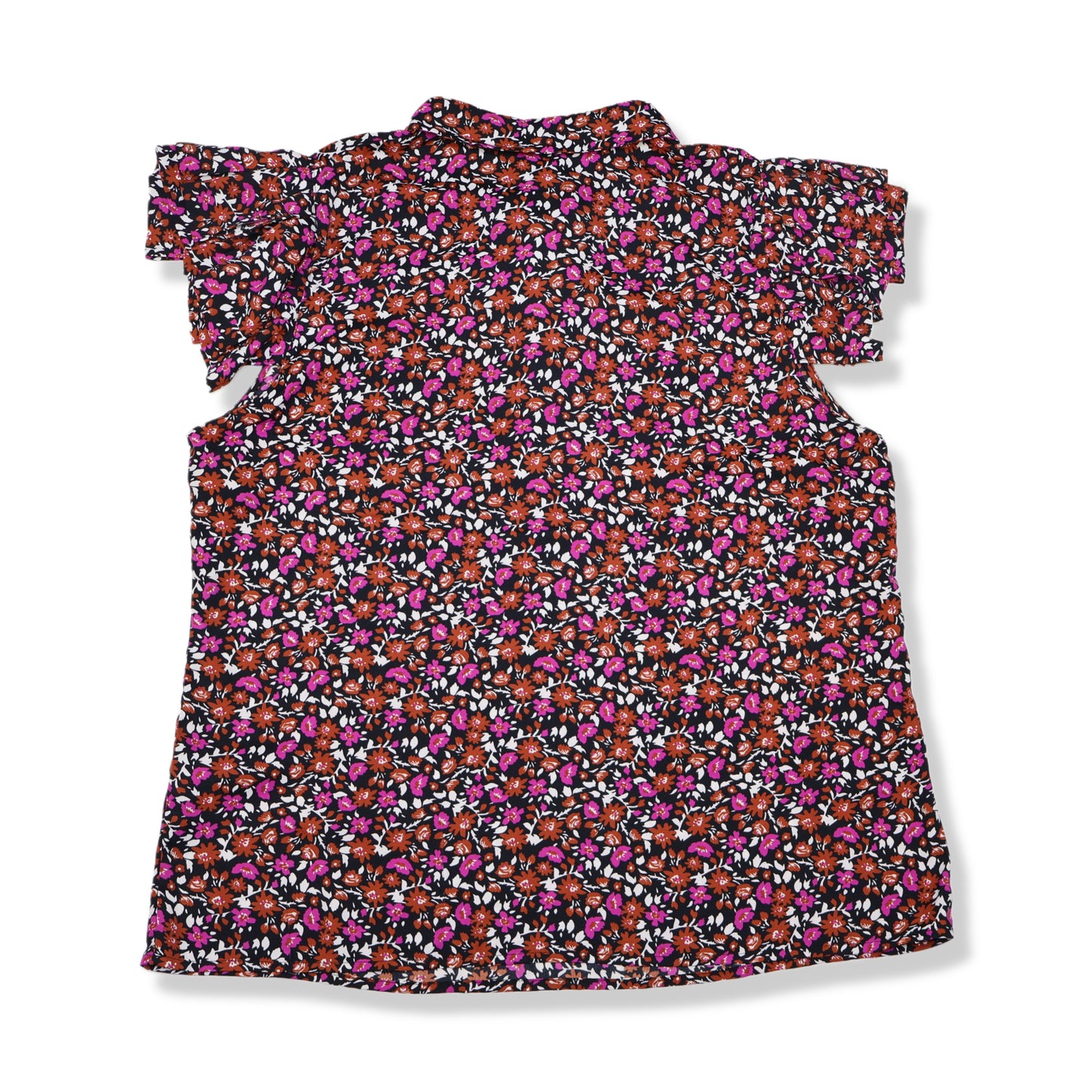 BLUSA CON ESTAMPADO FLORAL MANGAS CORTAS | CAMILA CASUAL | TALLA L