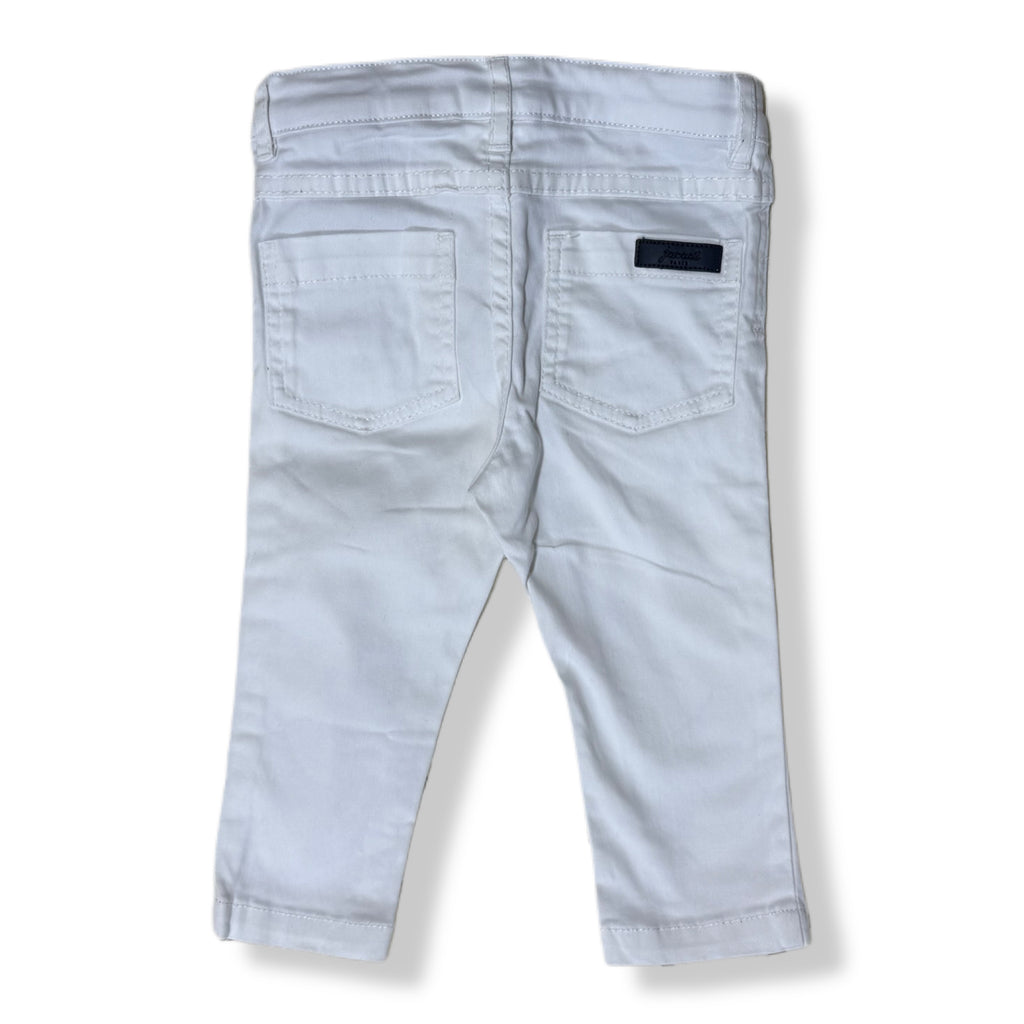 PANTALÓN BLANCO PARA BEBÉS | JACADI PARIS | TALLA 12M (74CM)