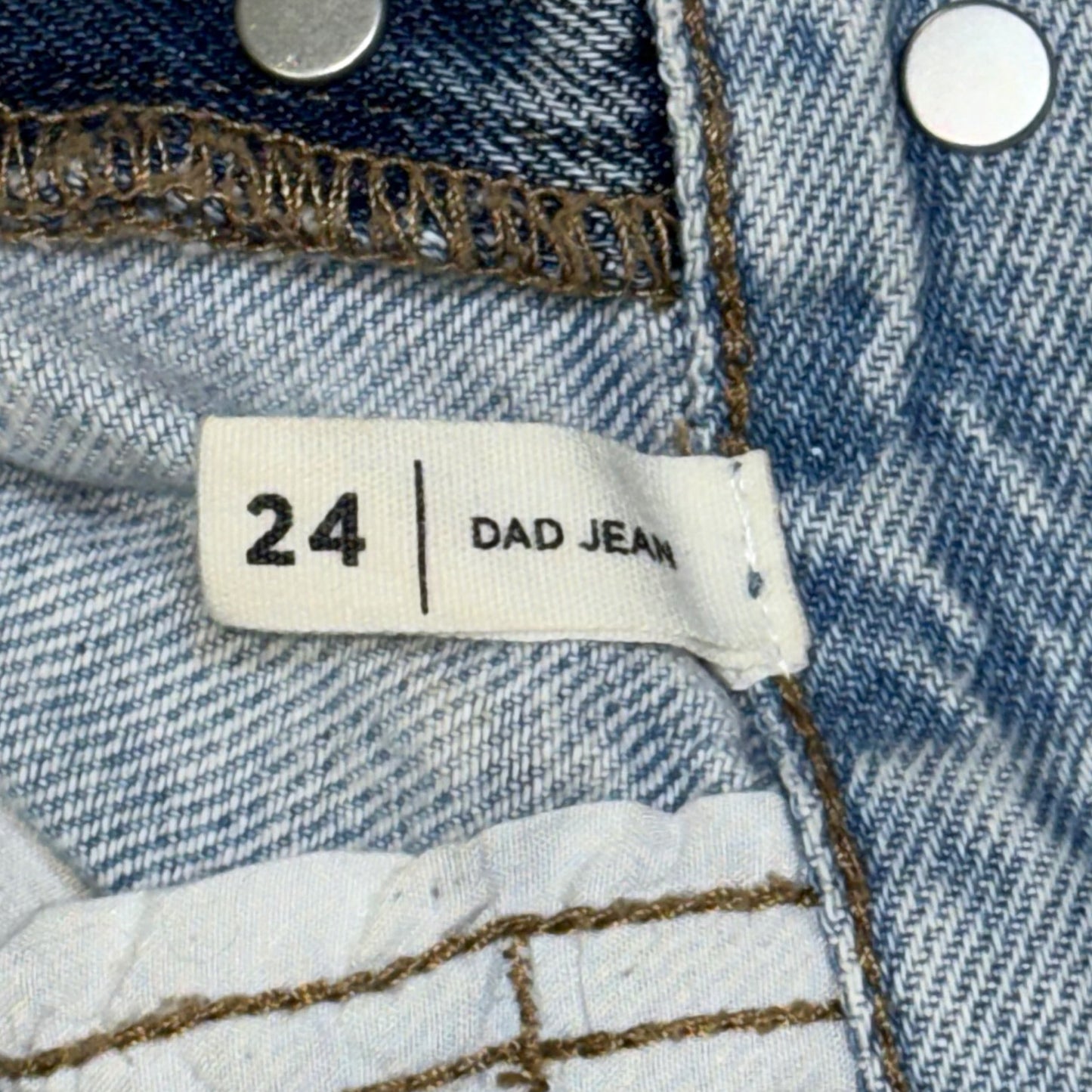 DAD JEANS BICOLOR | PACSUN | TALLA 24 (XS)