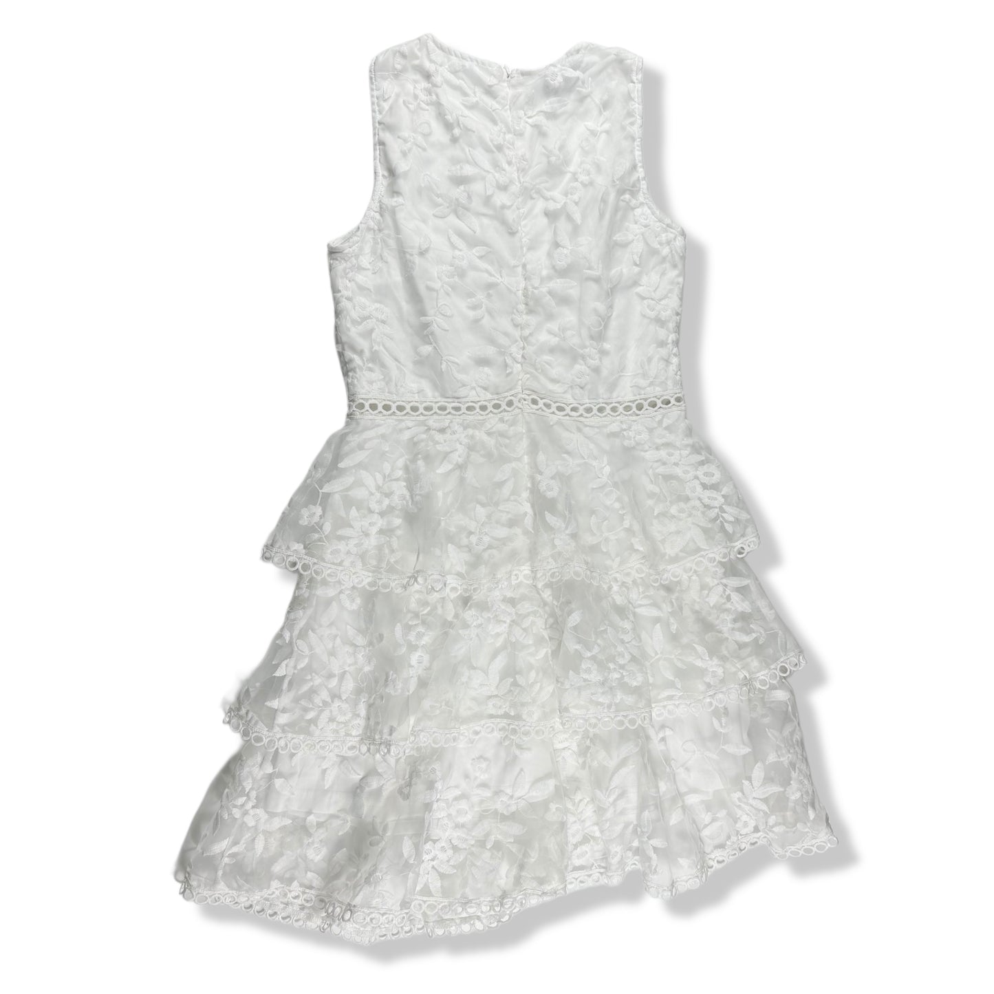VESTIDO BLANCO BORDADO JUNIOR | EILLYBAZAR | TALLA L