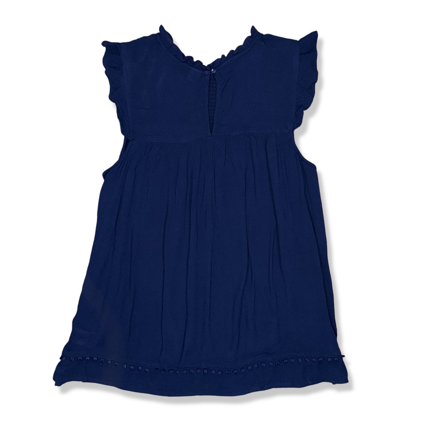 BLUSA AZUL MARINO CON MANGAS CORTAS | OLD NAVY | TALLA M