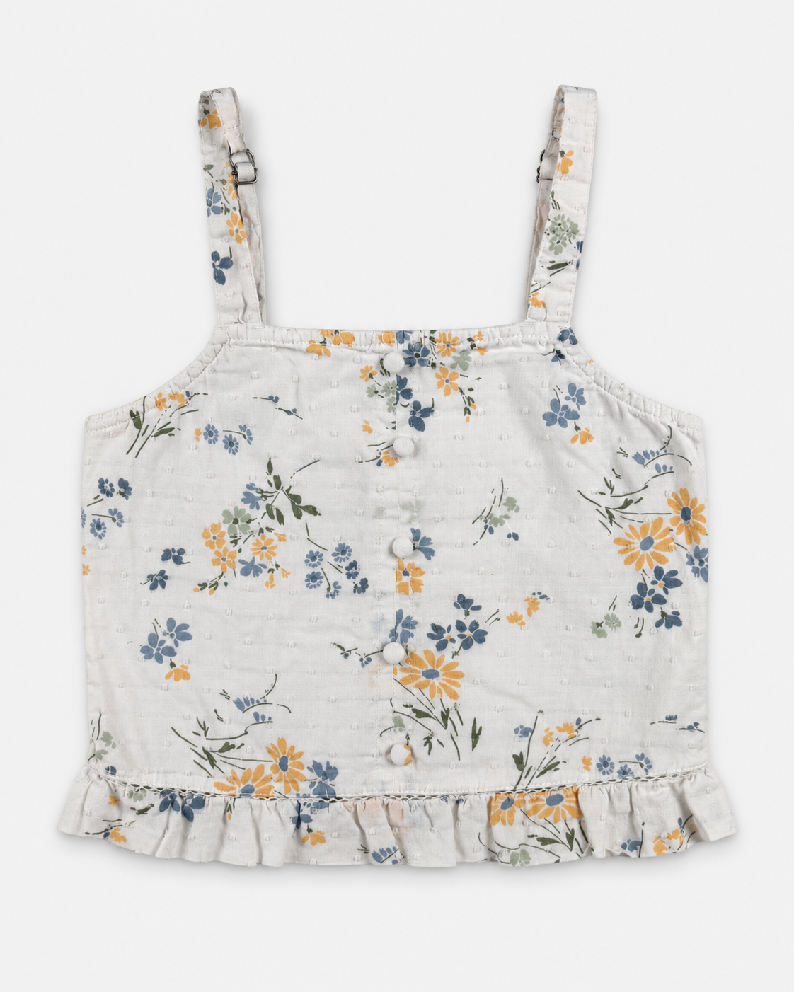 TOP FLORAL CON TIRANTES PARA NIÑA | ABERCROMBIE KIDS | TALLA 9/10