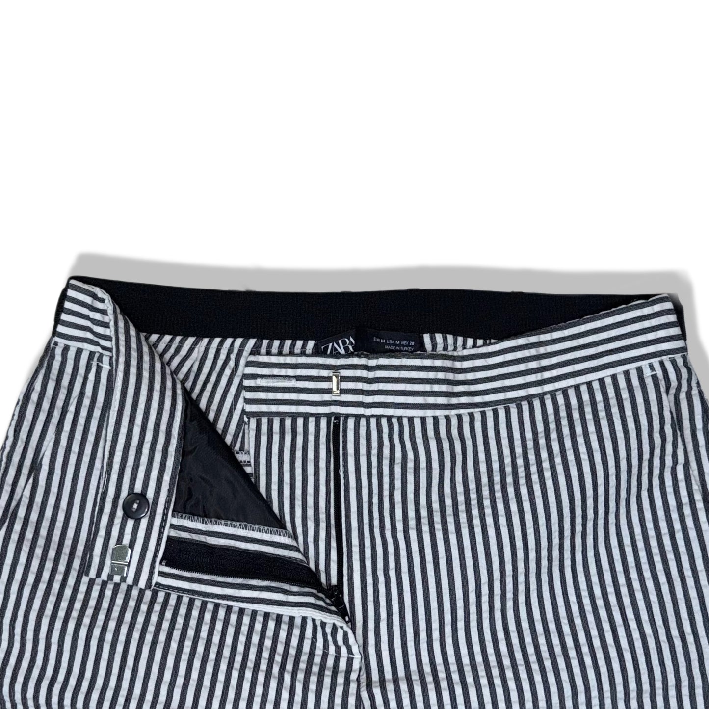 PANTALÓN DE RAYAS AZUL | ZARA | M