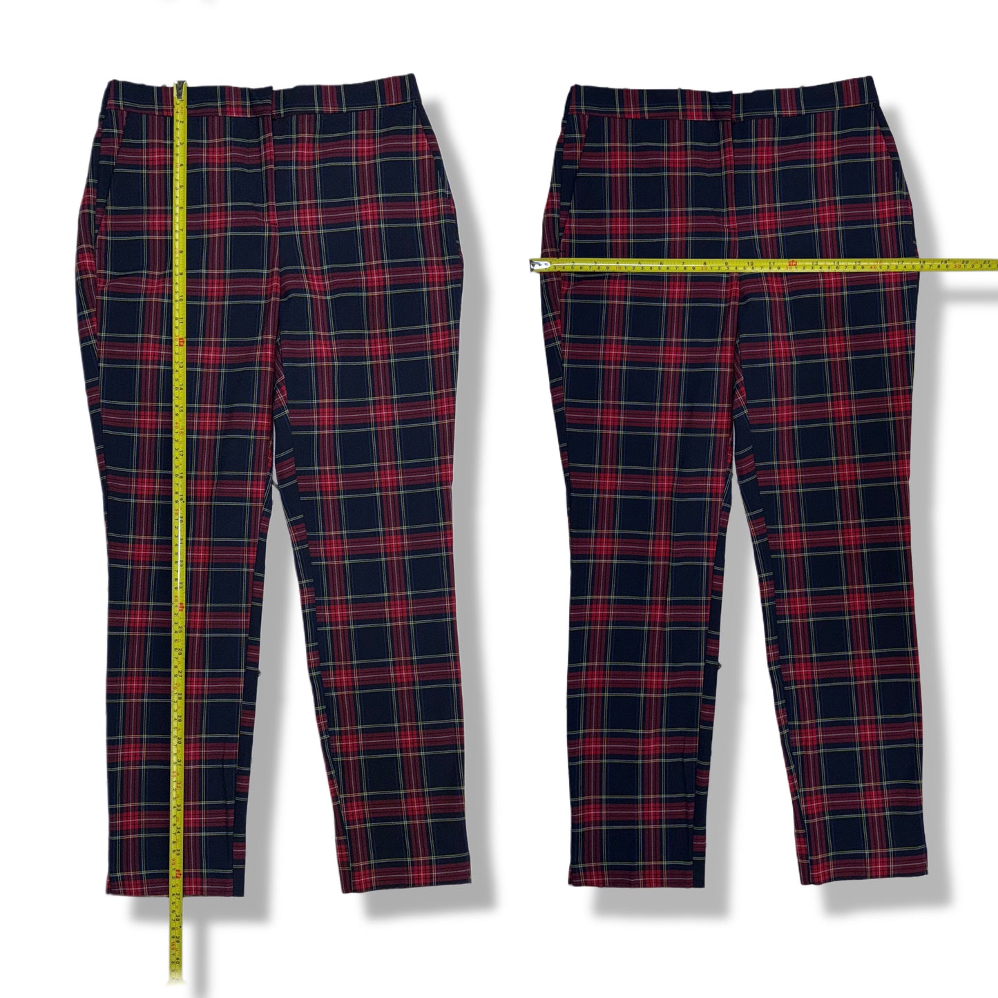 PANTALÓN CON TELA ESCOCESA | ZARA | M