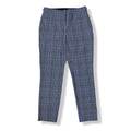 PANTALÓN CON ESTAMPADO DE CUADROS AZUL | ZARA | M