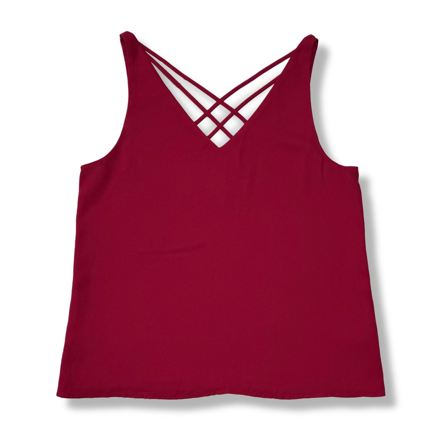 BLUSA ROJA CON TIRANTES CRUZADOS | EXPRESS | S