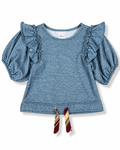 SUÉTER DE CORTE RELAJADO PARA NIÑA | BONNIE JEAN | TALLA 6
