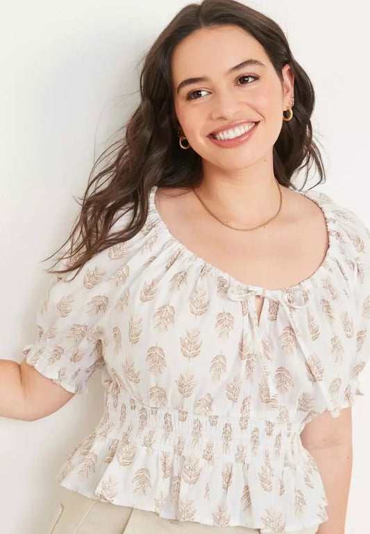 BLUSA OFF-SHOULDER PARA MUJER | OLD NAVY | TALLA XL
