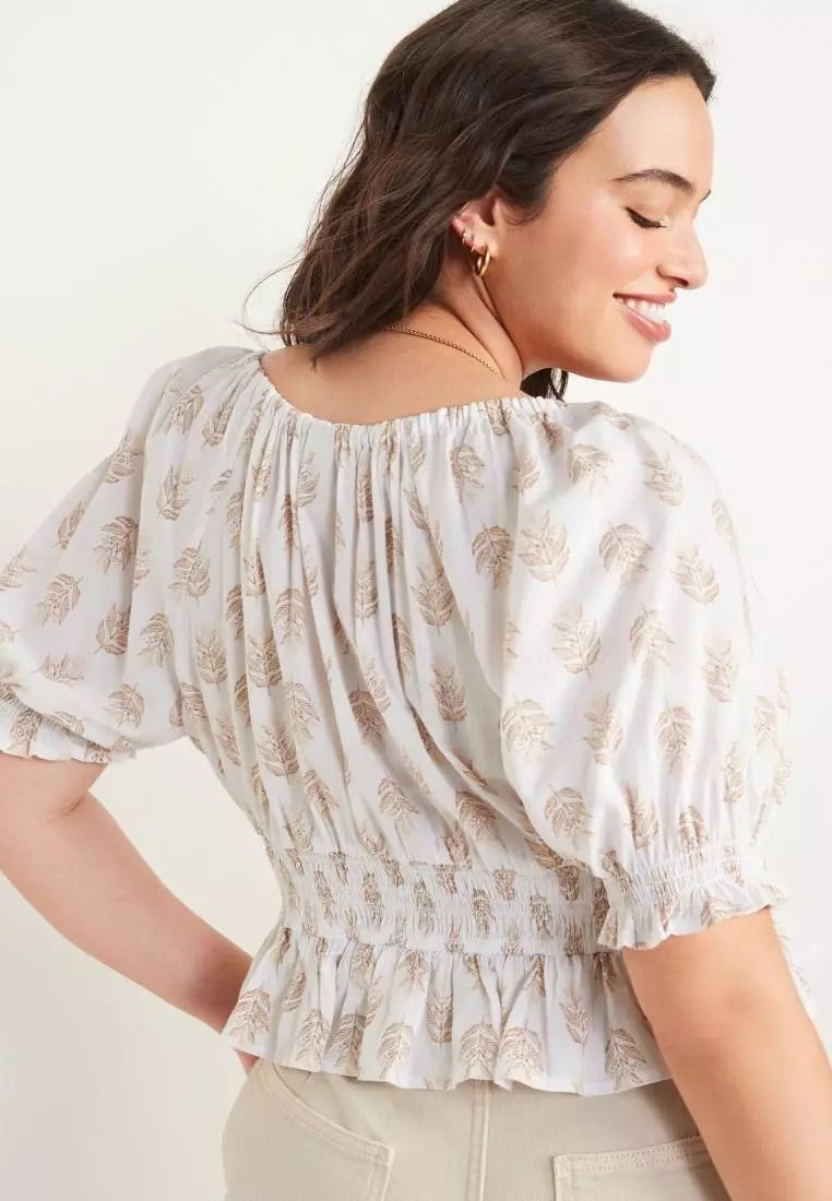 BLUSA OFF-SHOULDER PARA MUJER | OLD NAVY | TALLA XL