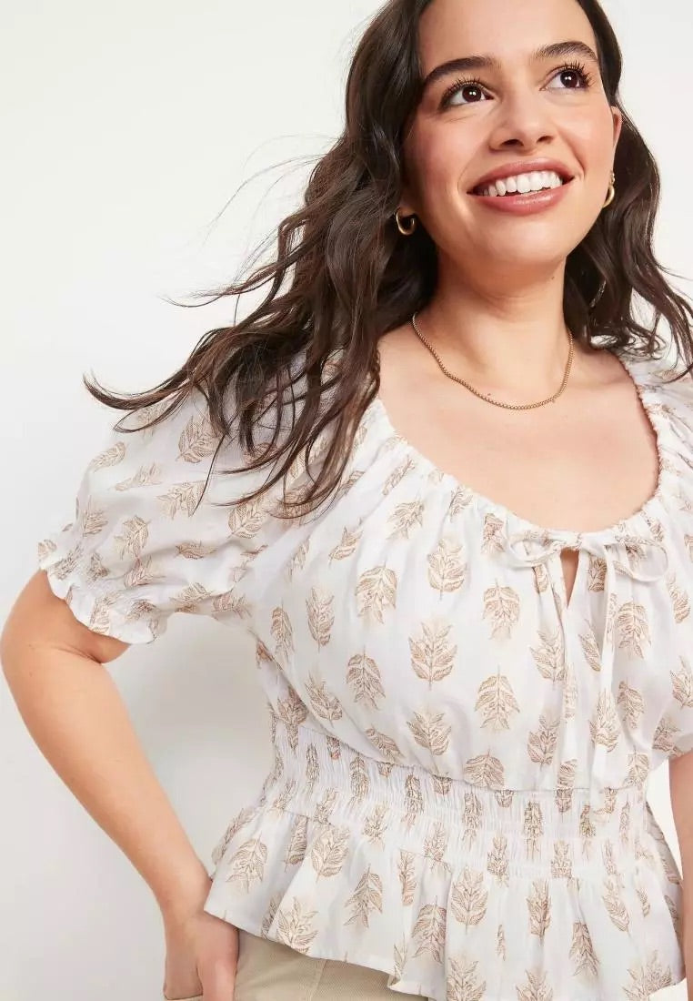 BLUSA OFF-SHOULDER PARA MUJER | OLD NAVY | TALLA XL