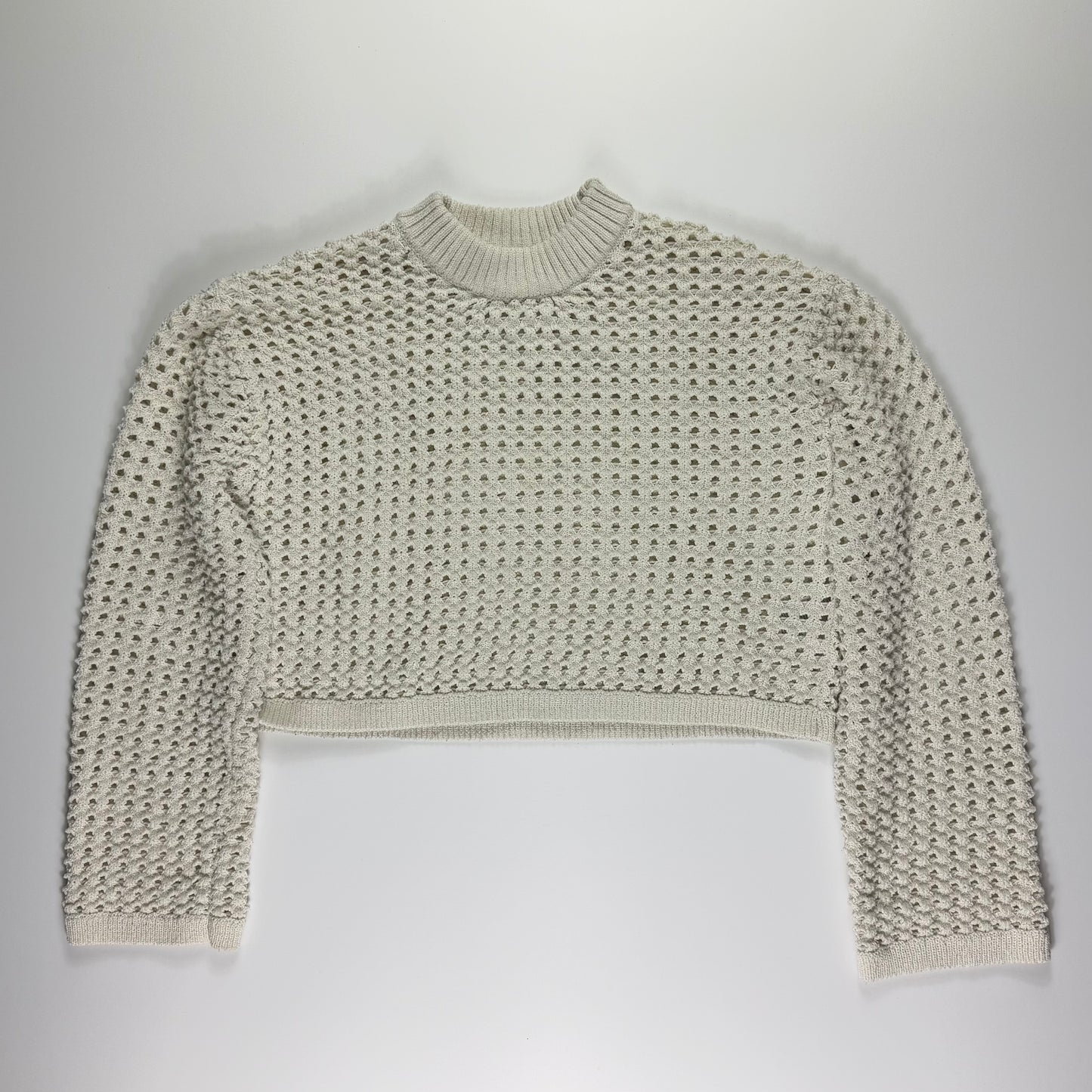 TOP CROCHET MANGA LARGA | H&M | TALLA S