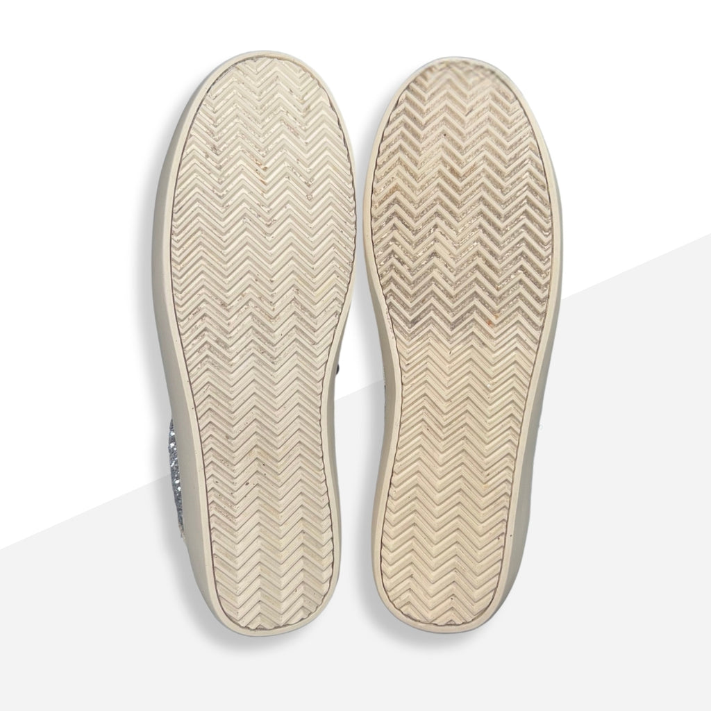 TENIS DE LENTEJUELAS PLATEADOS | MI.IM | TALLA 7.5