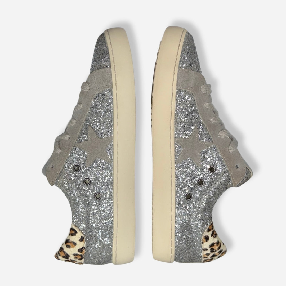 TENIS DE LENTEJUELAS PLATEADOS | MI.IM | 7.5