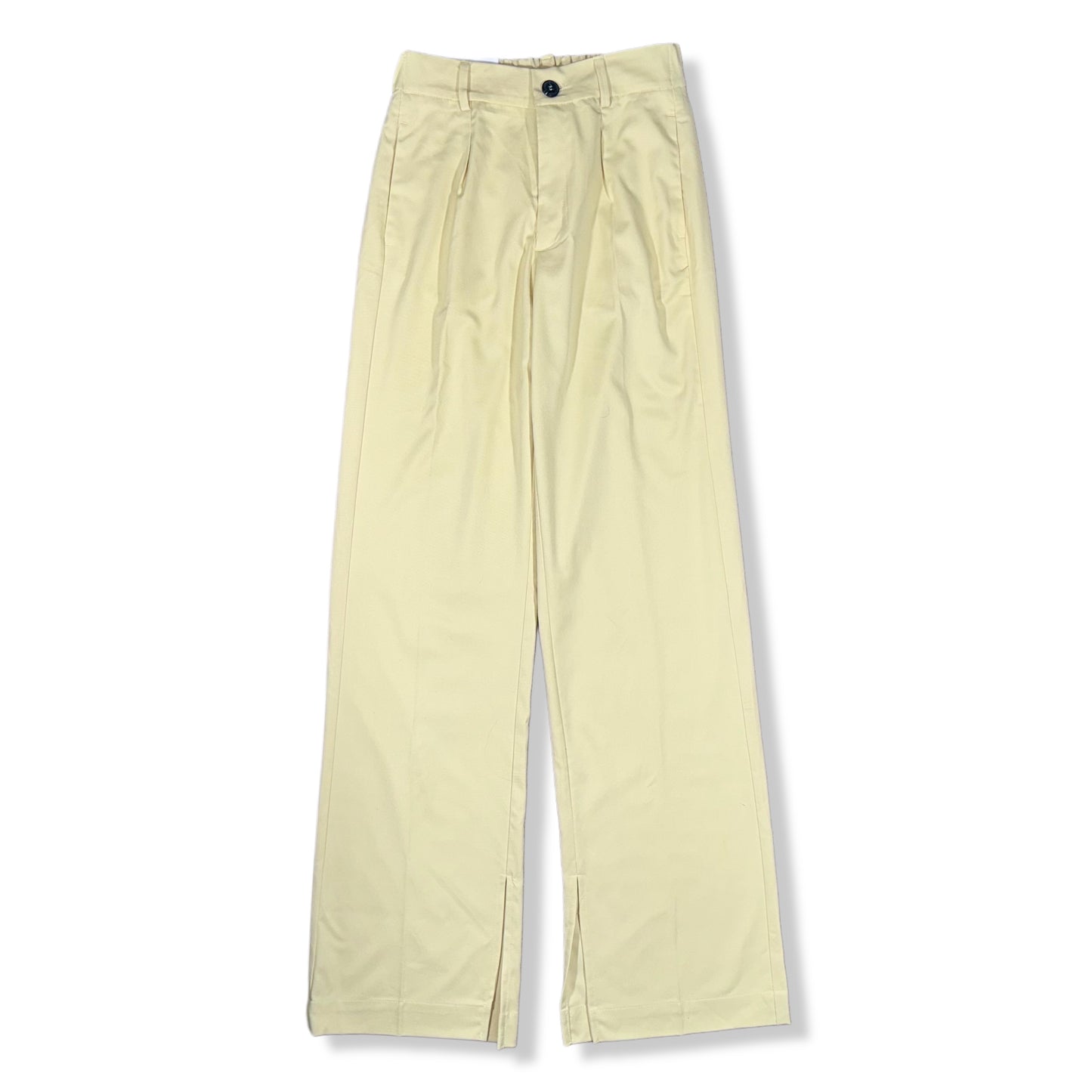 PANTALÓN RECTO CON ABERTURA | BERSHKA | M (28)