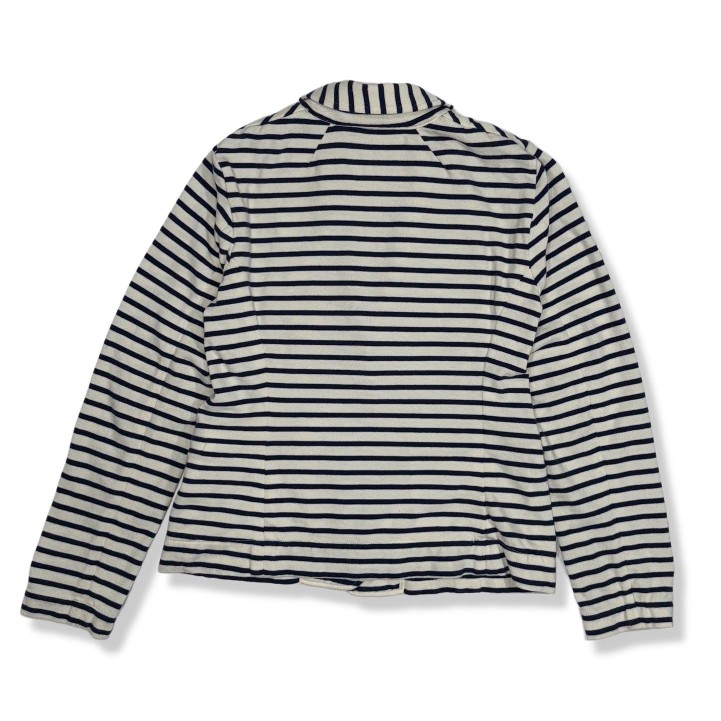 BLAZER DE ALGODÓN CON RAYAS AZUL MARINO | J.CREW | TALLA XS