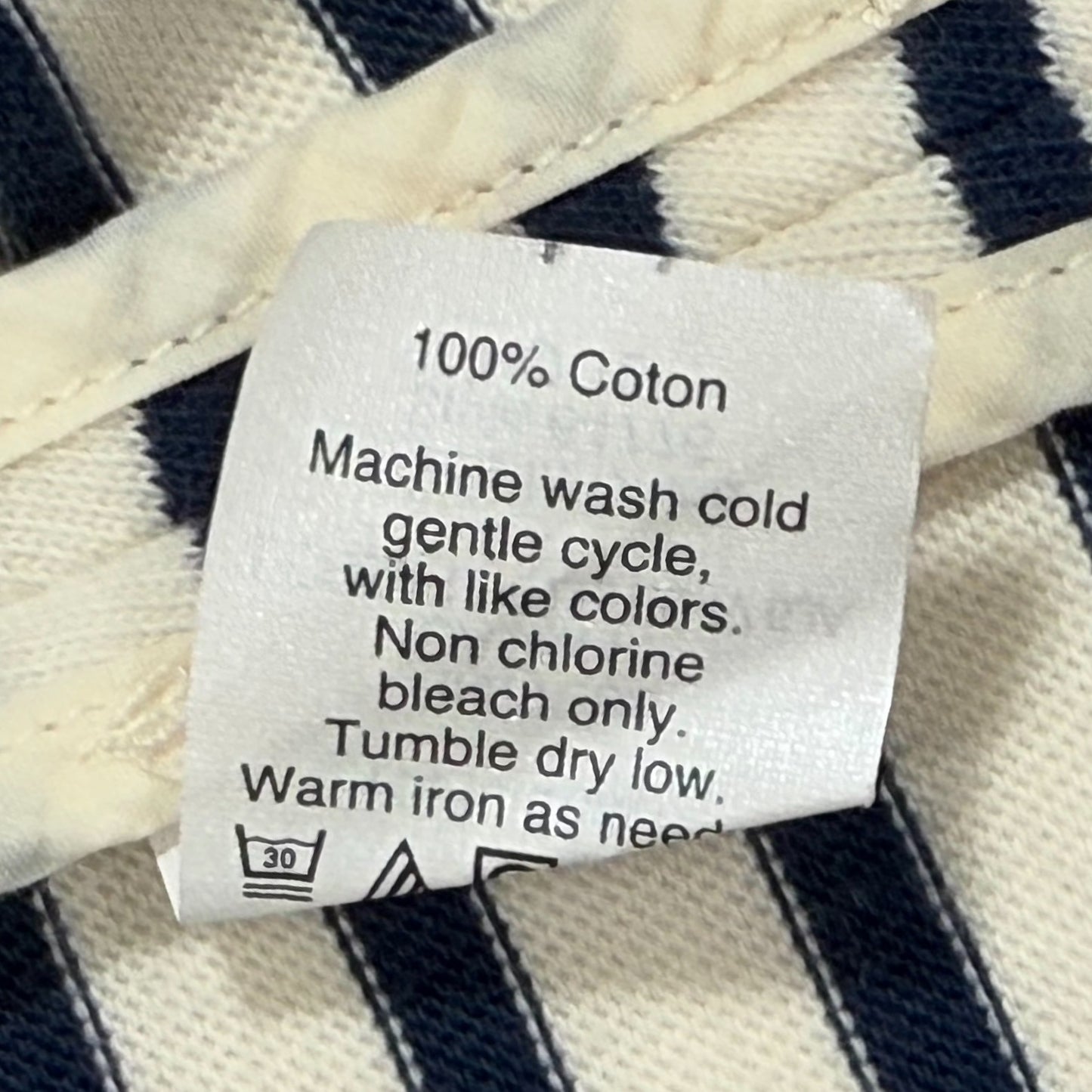 BLAZER DE ALGODÓN CON RAYAS AZUL MARINO | J.CREW | TALLA XS